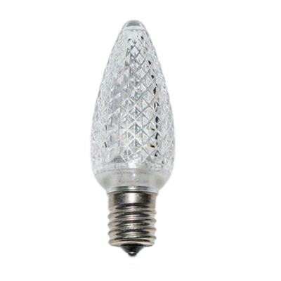 Pure white C9 LED Christmas bulb